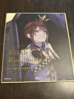 匿名配送 ディズニー ツイステッドワンダーランド リドル 色紙