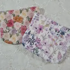 リバティfuwara6重ガーゼハンカチ2枚◇コベントガーデン&メドウテイルズ