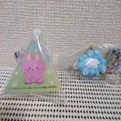 関西万博　ミャクミャクなりきり　立体キーホルダー　シナモロール　パステルカラー