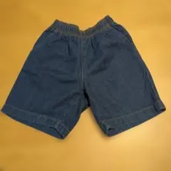GU デニムブルー ハーフパンツ