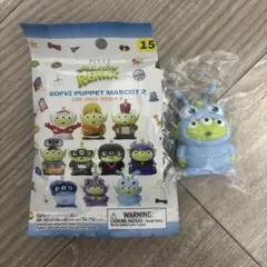 ピクサー　エイリアン　リミックス　ソフビパペットマスコット2 バグズ•ライフ