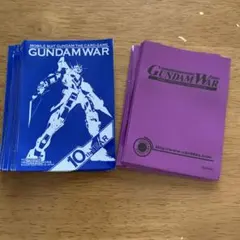 ガンダムウォー　カードスリーブ　青色12枚　紫色10枚