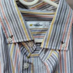 Golden Bear 長袖シャツ ストライプ Lサイズ