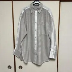 ルシェルブルー　メッシュシアーシャツ