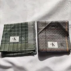 新品　カルバン・クライン　ハンカチ2枚セット