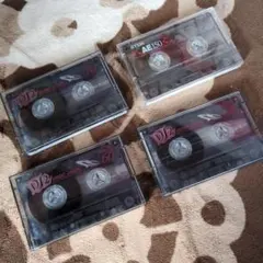 【おそらく未使用】TDKカセットテープ4本セット　ハイポジ、ノーマル