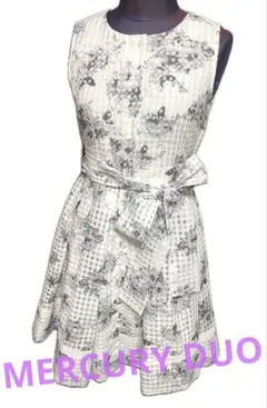 値下げ 【新品】マーキュリーデュオ ドレス ワンピース 花柄 フリーサイズ