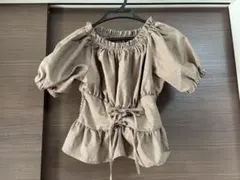 美品！激安！半袖チュニック♡ブラウン♡