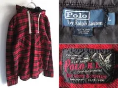 セール　ラルフローレン チェック プルオーバー フードシャツジャケット