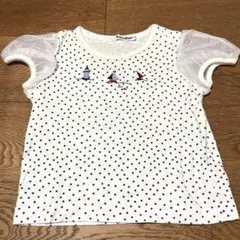 familiar ファミリア ドット柄 Tシャツ 90cm