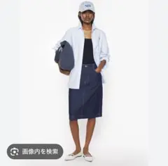 メゾンキツネ デニムスカート Sのサムネイル