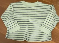 UNIQLO 長袖カットソー 100cm ストライプ