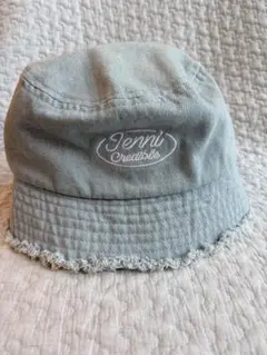 Jenni フリンジ付き バケットハット ライトブルー