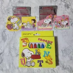 スヌーピー クレヨン ステッカー セット SNOOPY