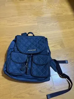 MICHAEL KORS ネイビー キルティング リュックのサムネイル
