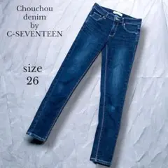 【C-SEVENTEEN Chouchou denim 】スキニーデニム 26