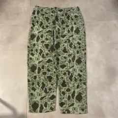 ミリタリーワイドパンツ　カモフラージュ柄