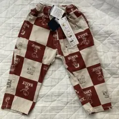 スヌーピー　パンツ　シェフパンツ　100cm