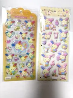 【正規品】サンリオ ウサハナ ドロップジェリーシール ぷくぷくシール クラックス