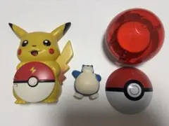 ポケモン ピカチュウ 電卓 カビゴン フィギュア モンスターボール