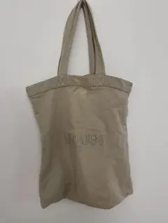 Saint Laurent トートバッグ コットン ベージュ