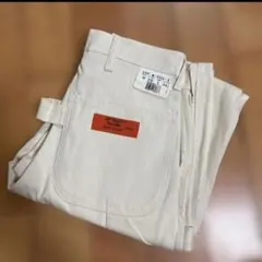 【希少 新品】デッドストック　ユニバーサルオーバーオール パンツ　白　USA