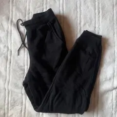 UNIQLO HEATTECH ボアスウェットパンツ ブラック　S