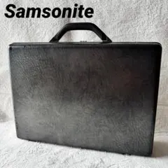 Samsonite サムソナイト アタッシュケース 黒 レザー ダイヤルロックのサムネイル