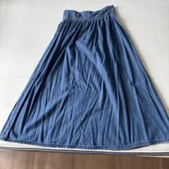 GU デニムロングスカート Mサイズ