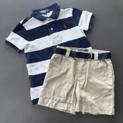 ポロバイラルフローレン　tシャツ　パンツ　上下セット
