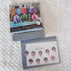 Snow Man カレンダー★ぱぴぷぺポーチ付き