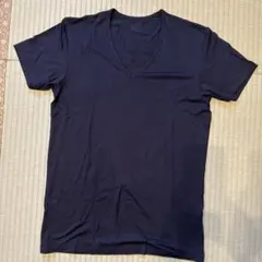 UNIQLO HEATTECH ブラック Mサイズ　Vネックヒートテック　Ｍ