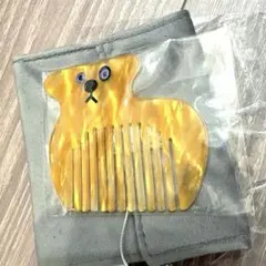 TRESSE DOG COMB アセテート コーム イエローのサムネイル