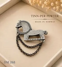 ✨北欧 馬ブローチ Tinn-Per Norway✨のサムネイル
