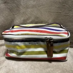 kate spade ストライプポーチ