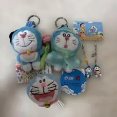 ドラえもん ぬいぐるみ マスコット キーホルダー セット　DORAEMON
