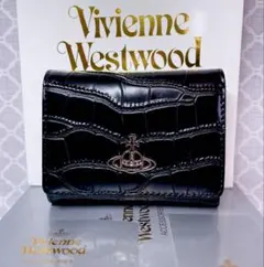 ☆内柄も素敵☆】Vivienne Westwood 三折財布 マット ブラック - メルカリ