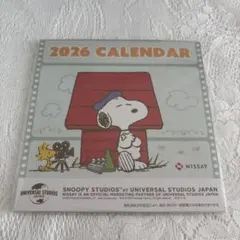 【匿名配送】日本生命２０２６スヌーピー卓上カレンダー