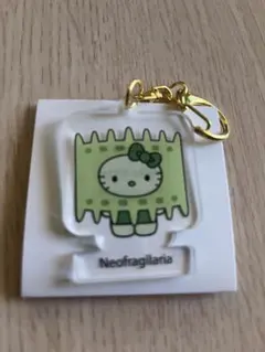 万博 2025 キティ アクリル キーホルダー 　ネオフラギラリア