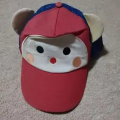 キッズ用 キャラクターデザイン メッシュキャップ　めざまし君