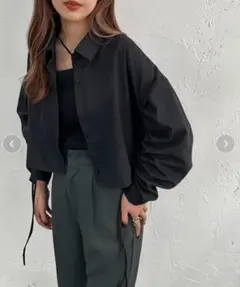 apres jour mignon ドロストショートシャツのサムネイル