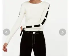 状態良◎ZARAニットカットソー（セールで3,990円で購入の品）