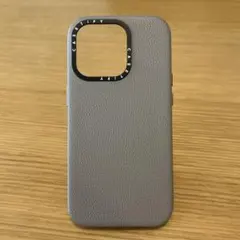 CASETiFY グレージュ　レザーケース　iPhone 14pro