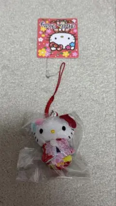 ハローキティ ぬいぐるみキーホルダー 着物 和風 - メルカリ