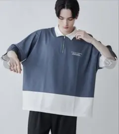 美品！LUCY ハーフジップ　シャツ