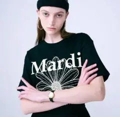 mardi mercredi マルディメクルディ Tシャツ トップス 黒 白