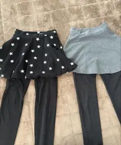 デビロック レギンス付きスカート 120 130 2枚セット スカッツ