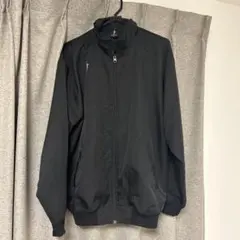 ブラック ジップアップジャケット