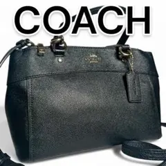 【美品】coach コーチ 2way ショルダーバッグ ミニブルック キャリー