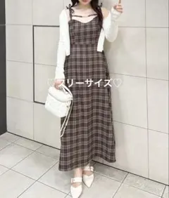 apresjour アソートチャーム付きキャミワンピース フリーサイズ